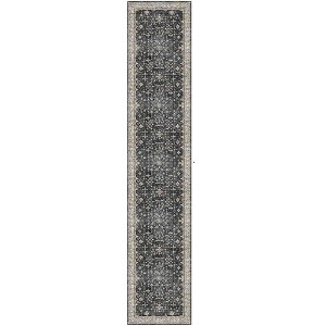 2'x10' Washable Neutral Farmhouse Boho Runner Rug - 1 of 4