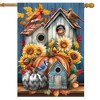 Briarwood Lane Fall House Flag 40x28 For Outdoor Fall Feathered Friends For Fall House Flag - 2 of 4