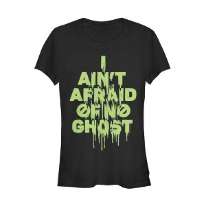 Juniors Womens Ghostbusters Ain't Afraid of No Ghost T-Shirt - 1 of 3