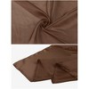 INSPIRE CHIC Women's Solid Color Satin Large Square Scarf Neckerchief Bandanas 35"x35" - 4 of 4