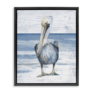 Stupell Industries Rustic Nautical Pelican, 17" x 21" - 1 of 4