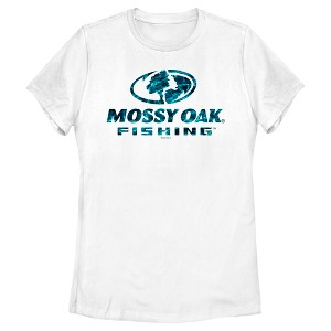 Women's Mossy Oak Blue Water Fishing Logo T-Shirt - 1 of 4