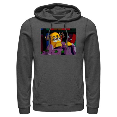 Men's The Simpsons Homer Seeing Stars Pull Over Hoodie