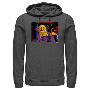 Men's The Simpsons Homer Seeing Stars Pull Over Hoodie - 1 of 4