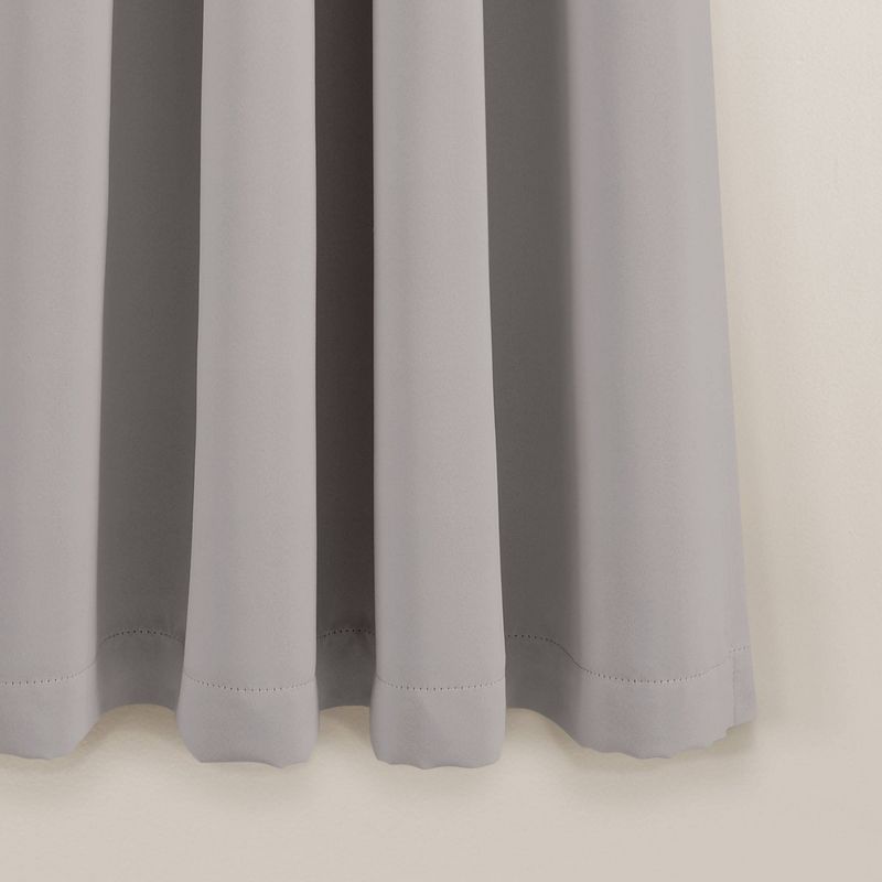 Set of 2 Insulated Grommet Top Blackout Curtain Panels - Lush Décor, 5 of 17
