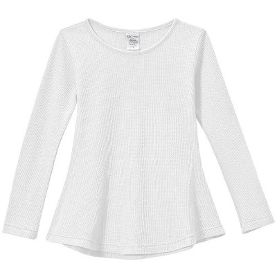City Threads USA-Made Thermal Girls Soft & Cozy Long Sleeve Tunic