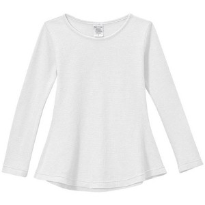 City Threads USA-Made Thermal Girls Soft & Cozy Long Sleeve Tunic - 1 of 2