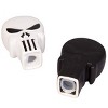 Seven20 Marvel The Punisher Black & White Skull Logo Ceramic Salt & Pepper Shaker Set - 2 of 3