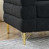 Sapphtopaz Oversized Couches for Living Room Upholstered Couch with Tufted Arms & Metal Leg Leisure Sofa Bed with Pillows for Bedroom - 2 of 4