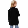 Clearlove Girls' Solid Color Knit Cardigan Long Sleeve Open Front Sweater with Pocket Cute Loose Fit Outerwear for Kids - 4 of 4