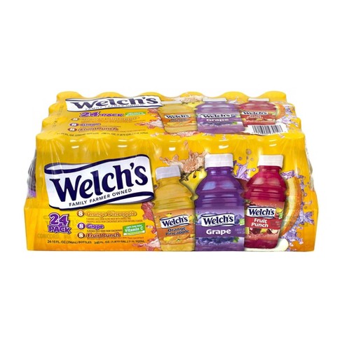 Welchs Juice Drink, Assorted - 24 pack, 10 fl oz bottles