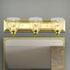 Livex Lighting Birmingham 3 - Light Vanity in  Polished Brass - 3 of 4