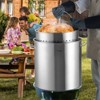VEVOR Stainless Steel Stockpot, 100 Quart Large Cooking Pots, Cookware Sauce Pot with Basket, Lid, and Handle, Sanding Treatment, Silver - 2 of 4