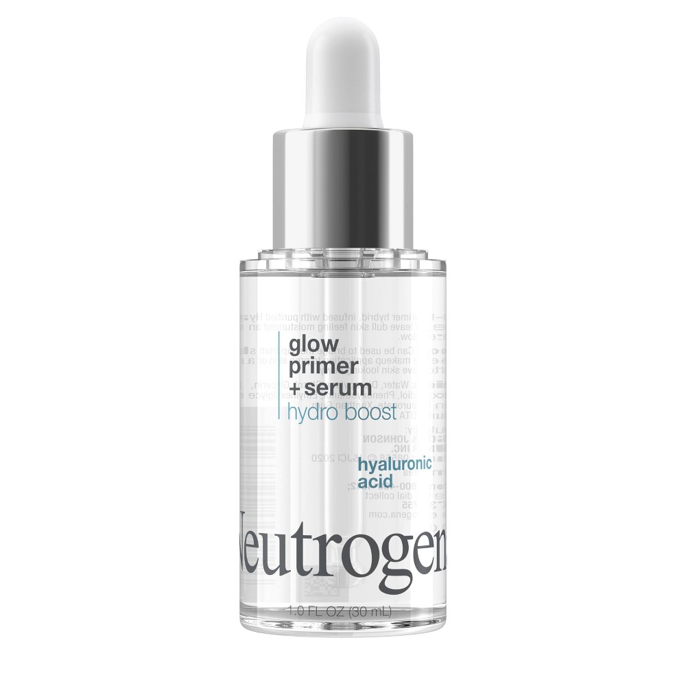 Photos - Other Cosmetics Neutrogena Hydro Boost Glow Booster Primer & Serum, Infused with Purified 