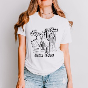 Simply Sage Market Keepin It Wild In The West Short Sleeve Tee - 1 of 4