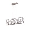 Bella Depot 5-Light Wood Ceiling Light Adjustable Pendant Light Farmhouse Chandelier - 2 of 4