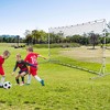 Costway Soccer Rebounder Net 12 x 6 FT Portable Football Training Equipment with Net White/Black - 4 of 4