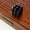 Swarovski Austrian Crystal Cribbage Pegs - Set of 9 Black Metal Pegs (3 red, 3 cobalt blue, 3 topaz) - 4 of 4