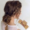 Unique Bargains Women's Fashion Sunflower Hair Clips 3.94"x1.97"x1.77" Yellow Khaki 1 Pc - 2 of 3