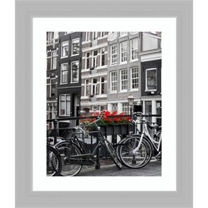 Amanti Art Brushed Sterling Silver Wood Picture Frame - 1 of 4