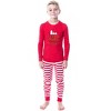 Peanuts Christmas Tight Fit Cotton Matching Family Pajama Set - 3 of 4