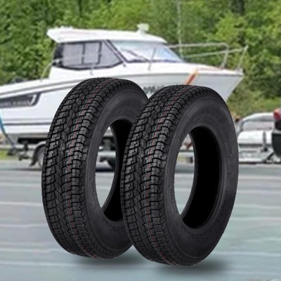 Garvee Trailer Tires - Heavy-Duty Load Range C, 13-15 Inch Tires for Utility, Boat, and Camper Trailers - 6PR Durable All-Weather Replacement Tires