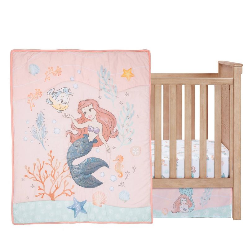 Bedtime Originals Disney&#39;s The Little Mermaid Crib Bedding Set by Lambs &#38; Ivy - 3pc, 2 of 11