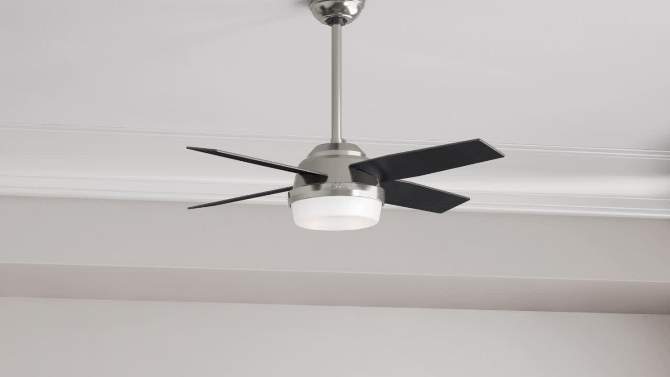 44" Dempsey Ceiling Fan with Remote (Includes LED Light Bulb) - Hunter Fan, 2 of 13, play video