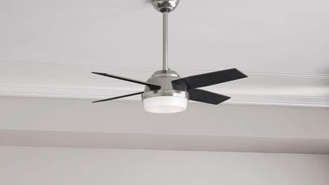 44" Dempsey Ceiling Fan with Remote (Includes LED Light Bulb) - Hunter Fan, 2 of 18, play video