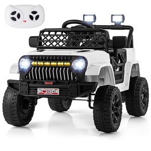 Infans 12V Kids Ride on Truck Car Battery Powered Toddler Electric Vehicle w/ 3 Speeds - 1 of 4