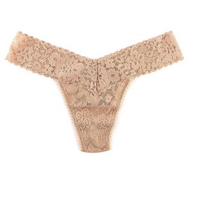Hanky Panky Women's Daily Lace Petite Low Rise Thong - One Size - 1 of 3