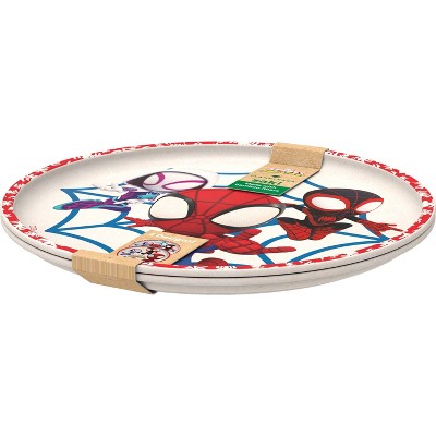 Kids Breakfast Cereal Bowl Dinner Plate Set Cutlery Shimmer & Shine Spiderman 