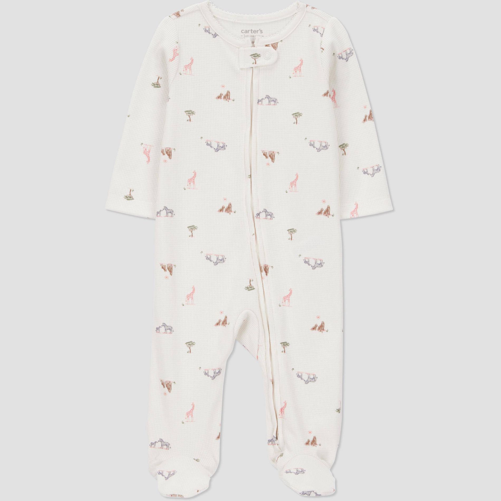 Carter's Just One You® Baby Safari Animals Sleep N' Play - Cream 3M