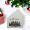 Unique Bargains Christmas Greeting Card Green Beige White 4.5x3.1 Inch 10 Pcs - 2 of 4