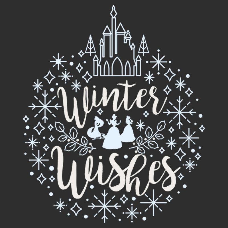 Men's Disney Princesses Winter Wishes T-Shirt, 2 of 6