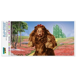 Wizard Of Oz Lion Character Automotive Bumper Sticker - 1 of 4