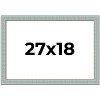 PosterPalooza | Refined Blue Picture Frame - UV Acrylic, Backing Board, Hanging Hardware Included - 2 of 4
