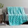 Gracie Mills Graig Modern Ogee Print Microlight Oversized Plush Throw Blanket - 2 of 4