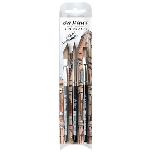 da Vinci CASANEO XS Travel, Synthetic, Watercolor, Series 5392, 3 Brush Set - 1 of 3