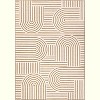 Modern Rainbow Striped Area Rug Washable Living Room Rugs Stain Resistant Non-Slip Backing Ultra-Thin Non Shedding,for Bedroom Playroom - 3 of 4