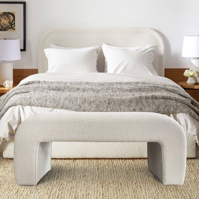 47"Entryway Shoe Bench,Chenille Bench Seating,Breakfast Nook Bench,Bench Seating,Window Bench In The Living Room,Bedroom,Apartment-Cuddlewood