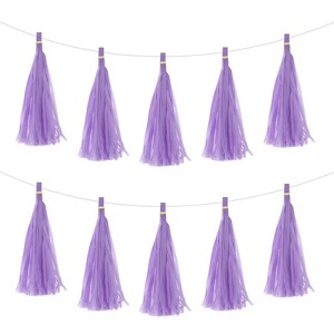 Unique Bargains Party Decoration Reusable Tassel Garland Banner DIY Kits 15 Pcs - 1 of 4