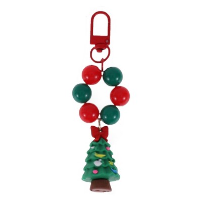 Unique Bargains Christmas Keychain with Lobster Clasp PVC Alloy 1 Pc