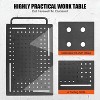 Acekool Portable Rolling Welding Table 36"x24" Steel Top with Pegboard, 5/8-Inch Holes, Tool Slots, Storage Shelf, 1200LB Capacity, Orange - 4 of 4