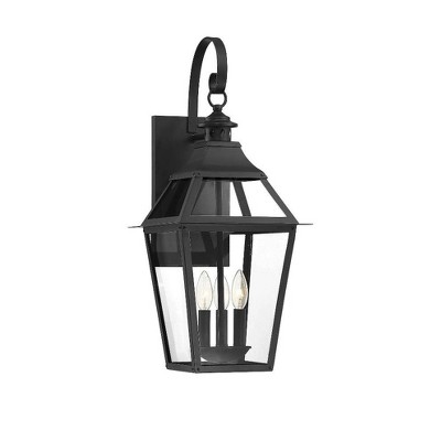 Savoy House Jackson 3 - Light Wall Light in  Black/Gold