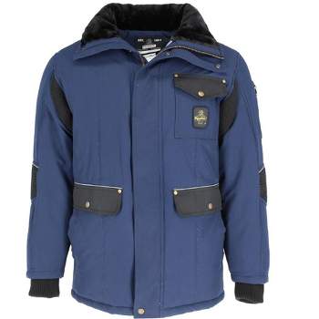 Refrigiwear Men's Frostline Insulated Jacket With Performance-flex (black/ blue, Large) : Target Refrigiwear Men's Frostline Insulated Jacket With Performance-flex (black/ blue, Large) : Target