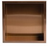 ALFI ABNP1212-BC 12Inch x 12Inch Brushed Copper PVD Stainless Steel Square Single Shelf Shower Niche - 4 of 4