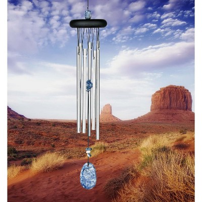 Woodstock Wind Chimes Signature Collection  Woodstock Chakra Chime  17'' Wind Chime for Outdoor Garden DÃƒÂ©cor
