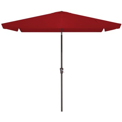 Hyleory 8' x 10' Rectangular Patio Umbrellas for Outdoor, Large Outdoor Patio Umbrellas with 6 Sturdy Ribs for Market, Garden, Pool