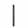 TAG Color Studio 10" Straight Taper Unscented Smokeless Paraffin Wax Candle Black Burn Time 10 hrs. Sold in Units of 1 - 2 of 2